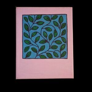 Vibrant Green Leaf Canvas Art